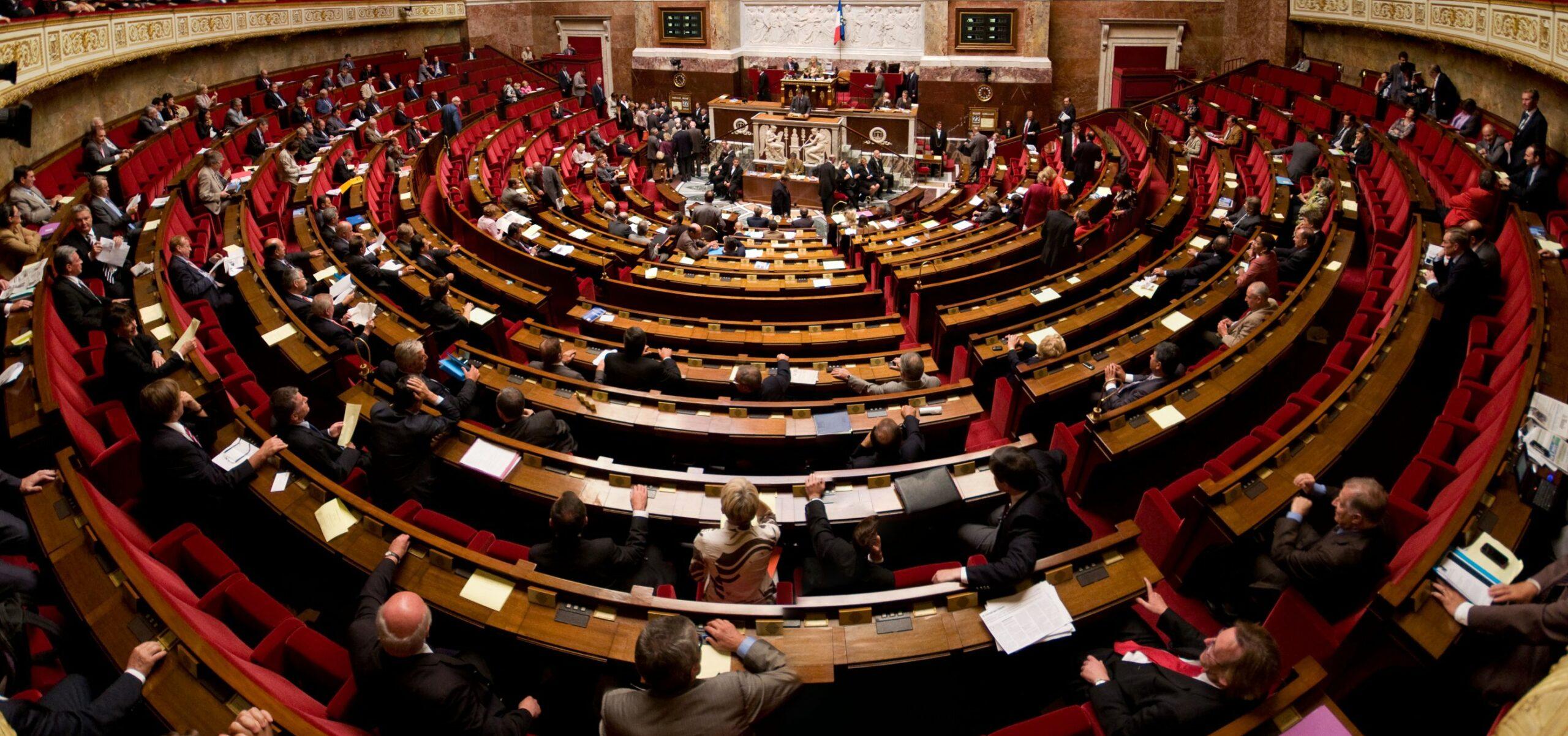 Panorama de l'hémicycle de l'Assemblée nationale
